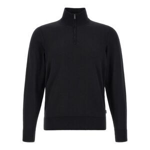 Hugo Boss Black Virgin Wool Men's Cardigan